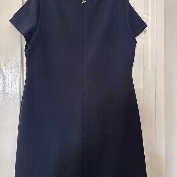 Tommy Hilfiger Blue A-Line Mini Dress Short Sleeve - Picture 3 of 4